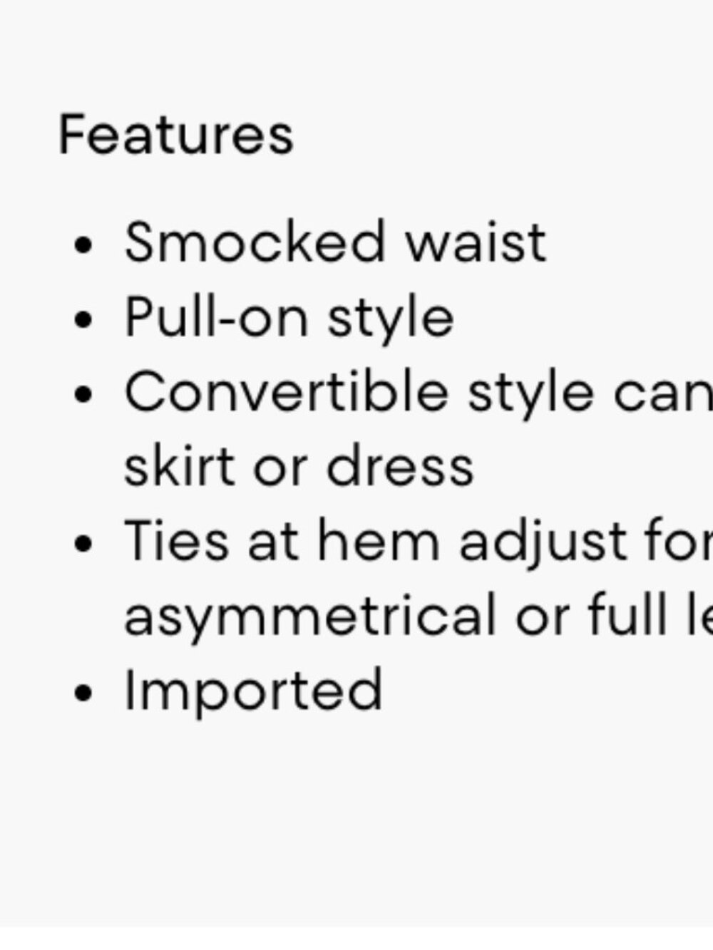 FREE PEOPLE PRAIRIE CONVERTIBLE DRESS*SKIRT*MAXI*BOHO - BRAND NEW WITH TAGS-$148 - Picture 14 of 16